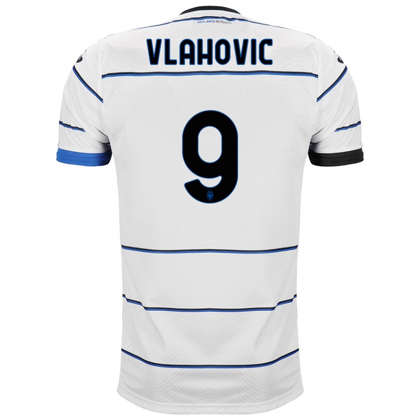 Niño Camiseta Vanja Vlahovic #9 Blanco 2ª Equipación 2023/24 La Camisa México