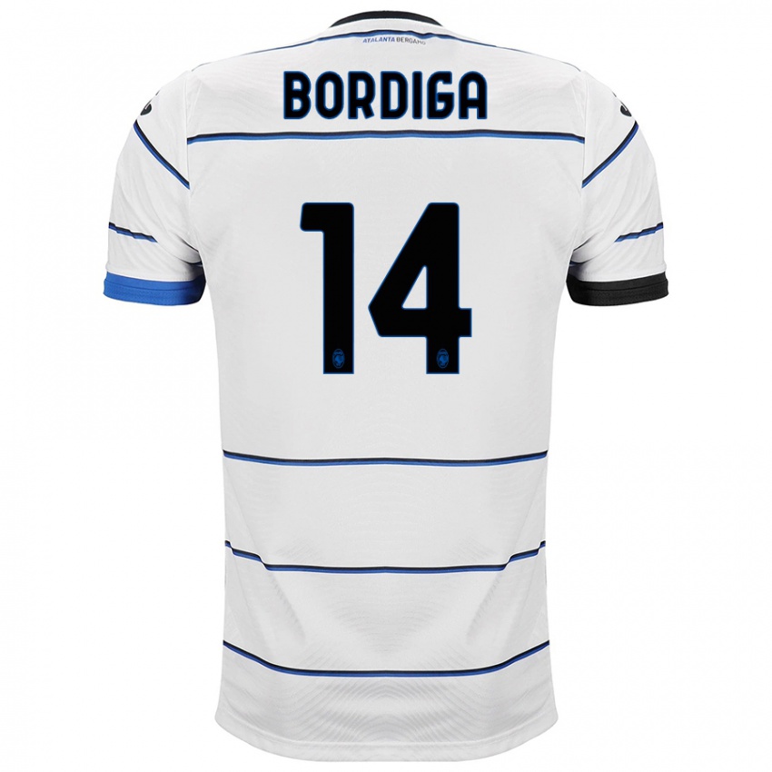 Niño Camiseta Michele Bordiga #14 Blanco 2ª Equipación 2023/24 La Camisa México