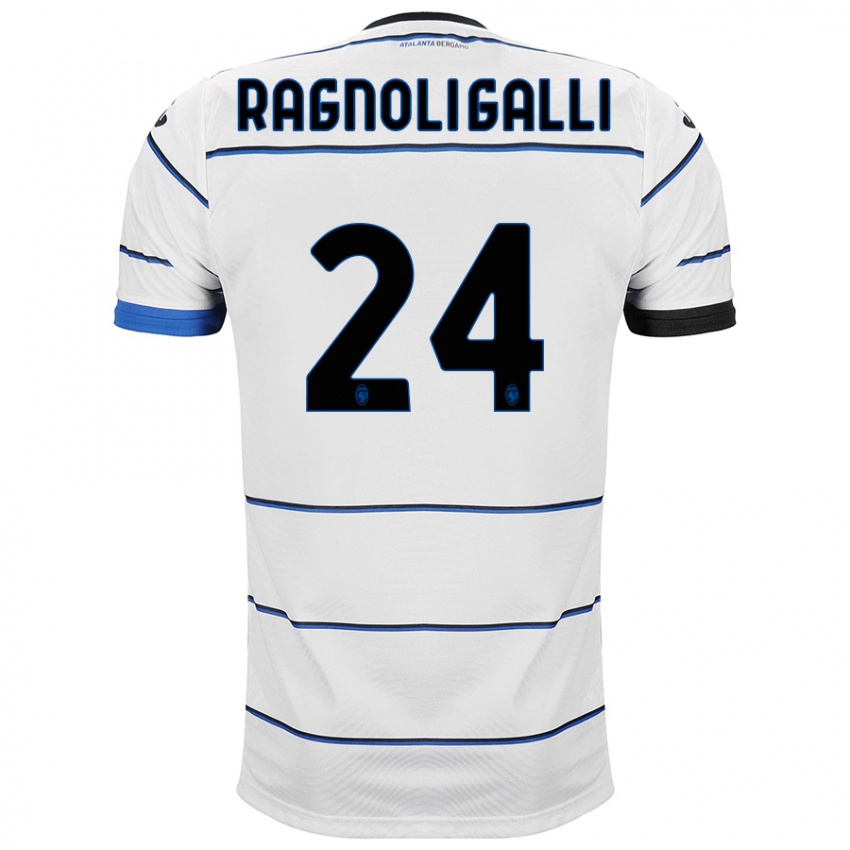 Niño Camiseta Federico Ragnoli Galli #24 Blanco 2ª Equipación 2023/24 La Camisa México