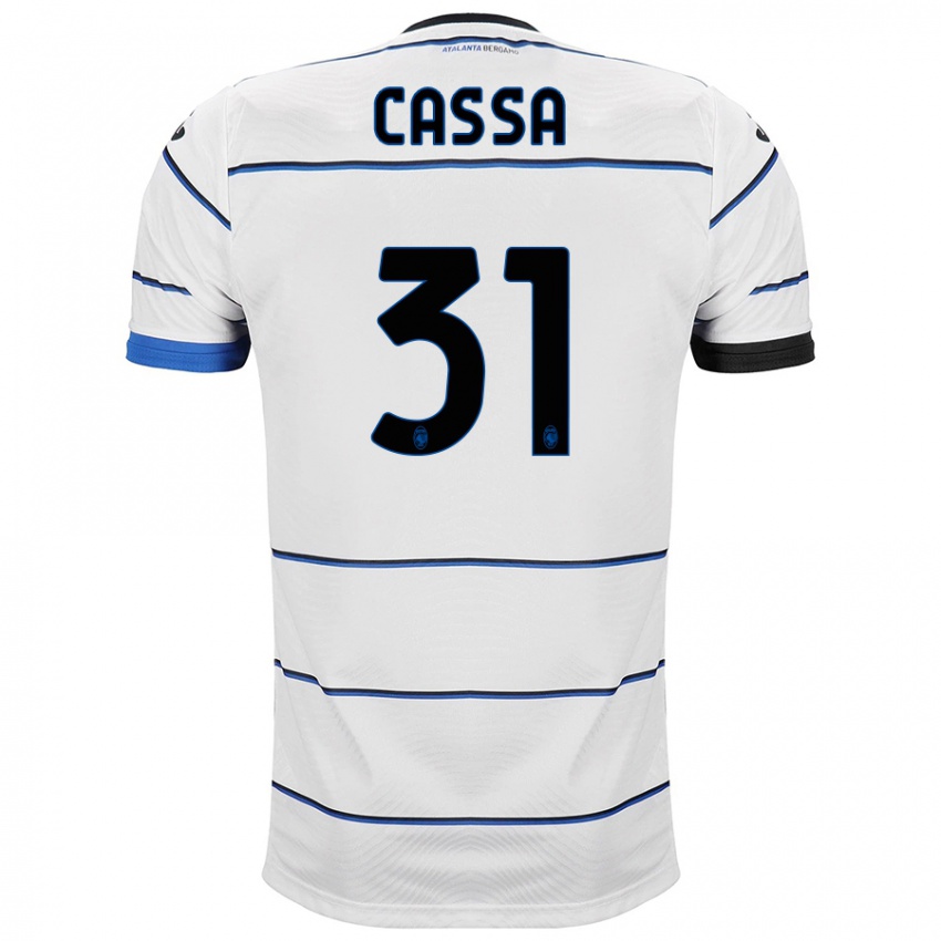 Niño Camiseta Federico Cassa #31 Blanco 2ª Equipación 2023/24 La Camisa México