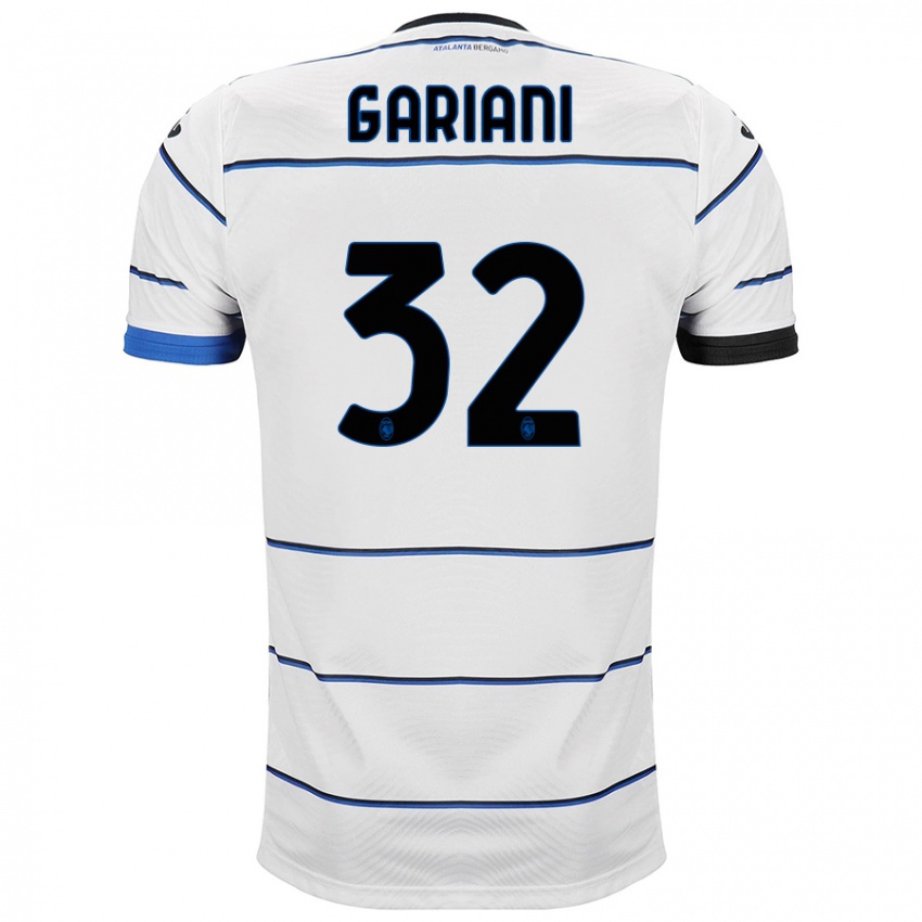 Niño Camiseta Niccolò Gariani #32 Blanco 2ª Equipación 2023/24 La Camisa México