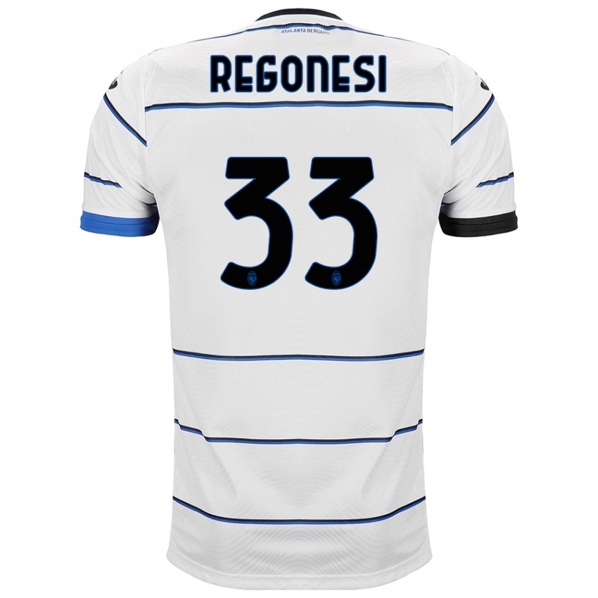 Niño Camiseta Iacopo Regonesi #33 Blanco 2ª Equipación 2023/24 La Camisa México