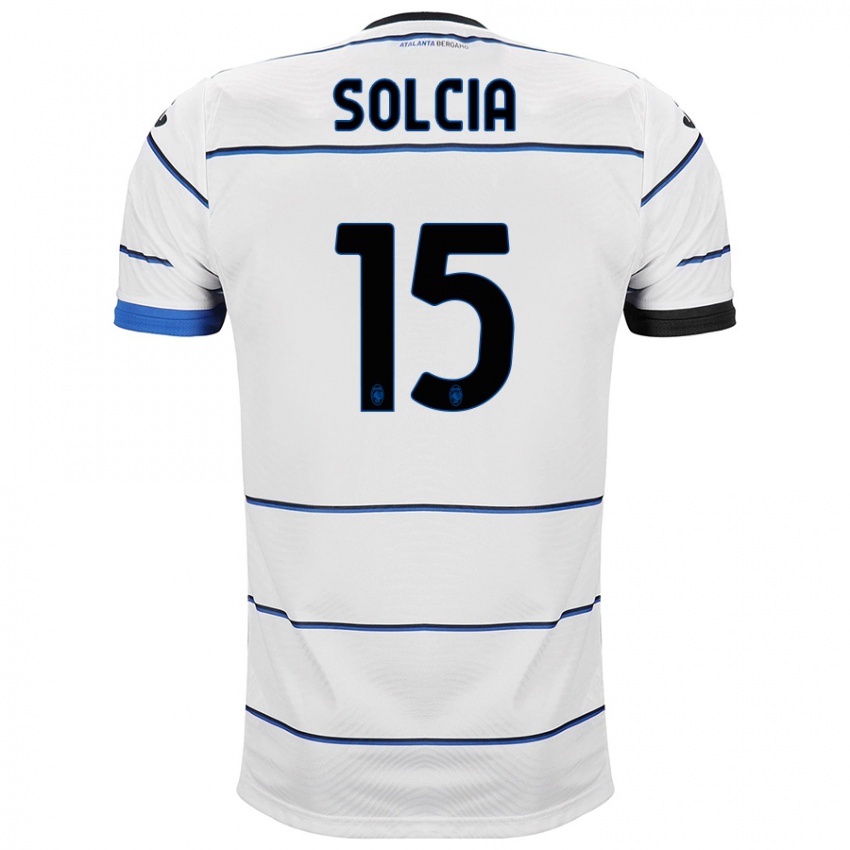 Niño Camiseta Daniele Solcia #15 Blanco 2ª Equipación 2023/24 La Camisa México