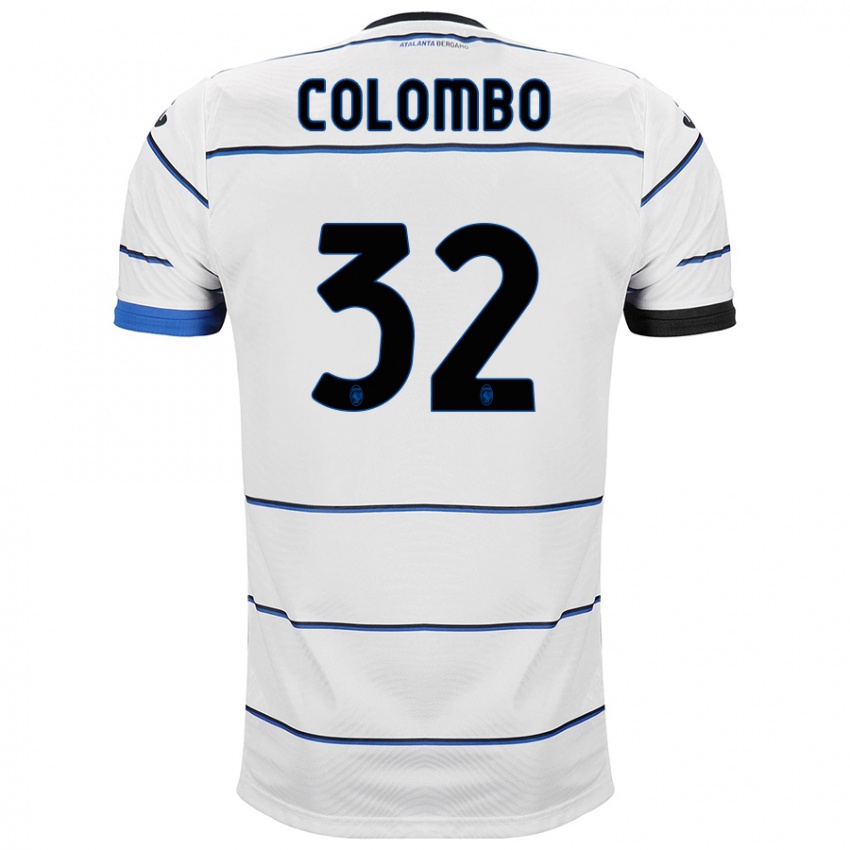 Niño Camiseta Matteo Colombo #32 Blanco 2ª Equipación 2023/24 La Camisa México