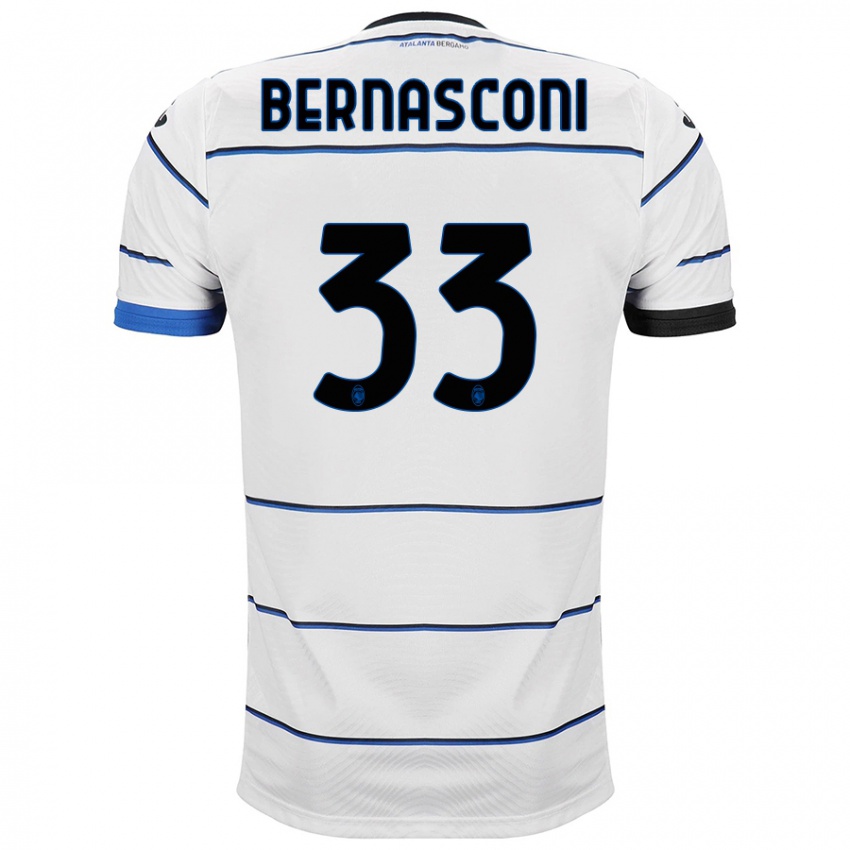 Niño Camiseta Lorenzo Bernasconi #33 Blanco 2ª Equipación 2023/24 La Camisa México