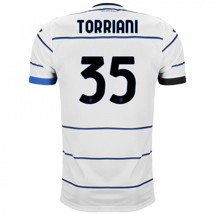 Niño Camiseta Andrea Torriani #35 Blanco 2ª Equipación 2023/24 La Camisa México