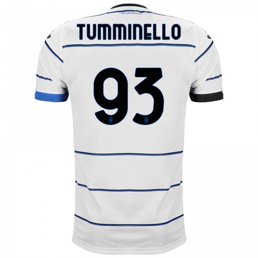 Niño Camiseta Marco Tumminello #93 Blanco 2ª Equipación 2023/24 La Camisa México