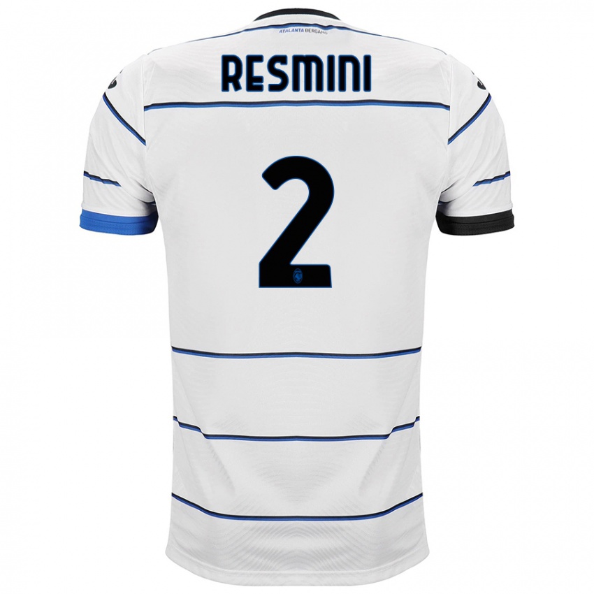 Niño Camiseta Martina Resmini #2 Blanco 2ª Equipación 2023/24 La Camisa México