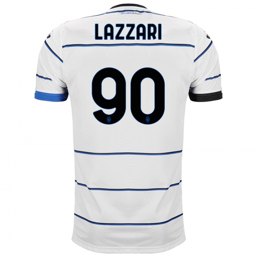 Niño Camiseta Ilaria Lazzari #90 Blanco 2ª Equipación 2023/24 La Camisa México