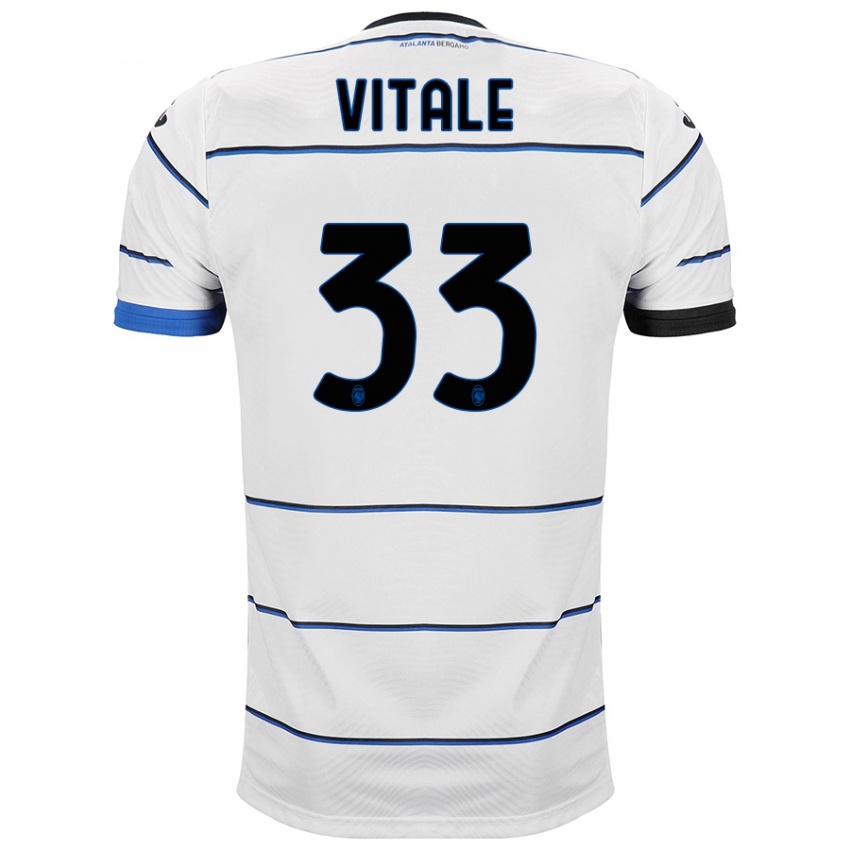 Niño Camiseta Francesca Vitale #33 Blanco 2ª Equipación 2023/24 La Camisa México