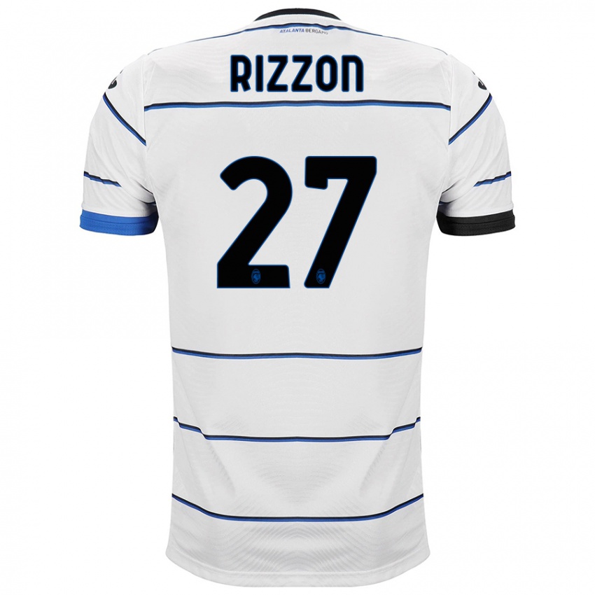 Niño Camiseta Giulia Rizzon #27 Blanco 2ª Equipación 2023/24 La Camisa México