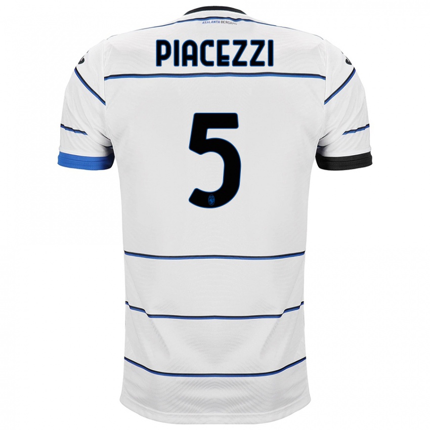 Niño Camiseta Eleonora Piacezzi #5 Blanco 2ª Equipación 2023/24 La Camisa México