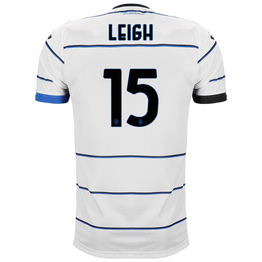 Niño Camiseta Adrienne Leigh #15 Blanco 2ª Equipación 2023/24 La Camisa México