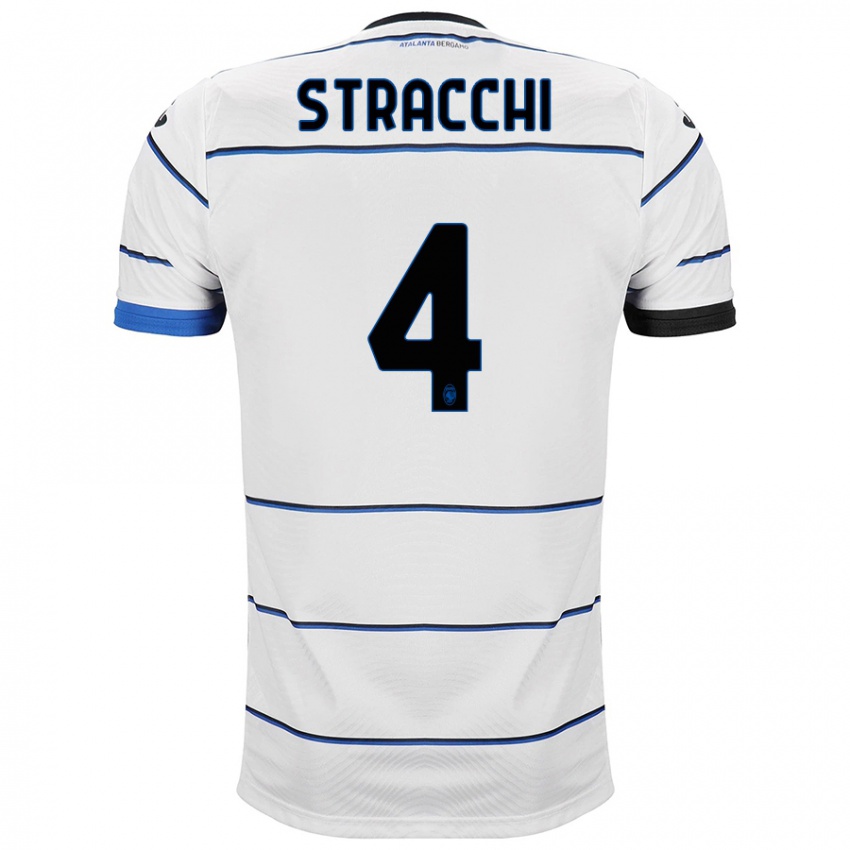 Niño Camiseta Daniela Stracchi #4 Blanco 2ª Equipación 2023/24 La Camisa México