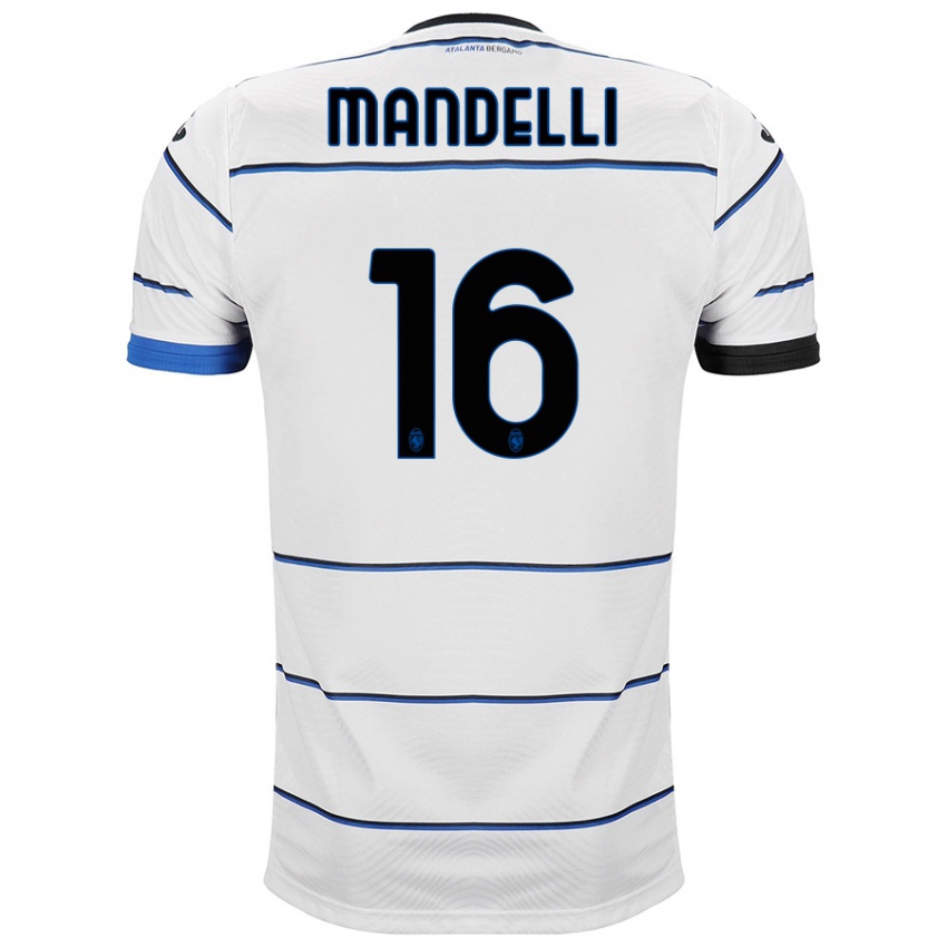 Niño Camiseta Giulia Mandelli #16 Blanco 2ª Equipación 2023/24 La Camisa México