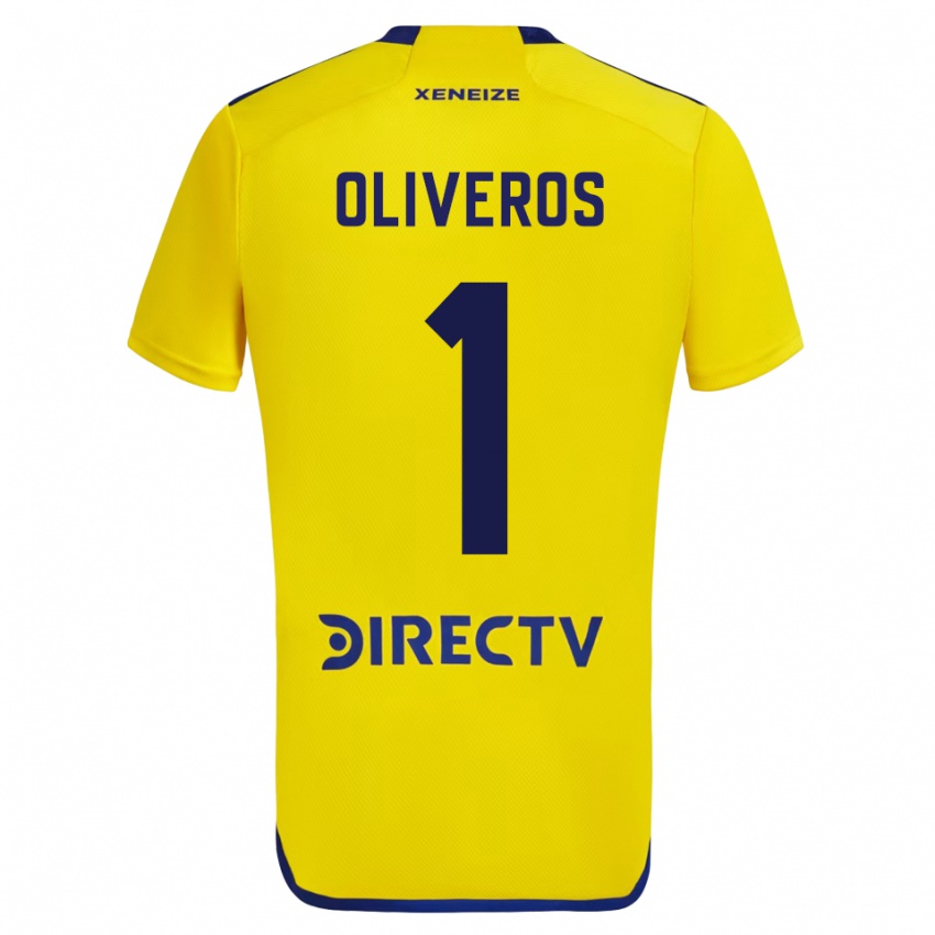Niño Camiseta Laurina Oliveros #1 Amarillo 2ª Equipación 2023/24 La Camisa México