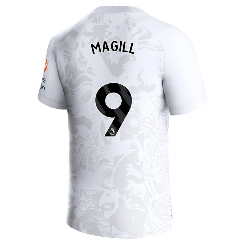 Hombre Camiseta Simone Magill #9 Blanco 2ª Equipación 2023/24 La Camisa México