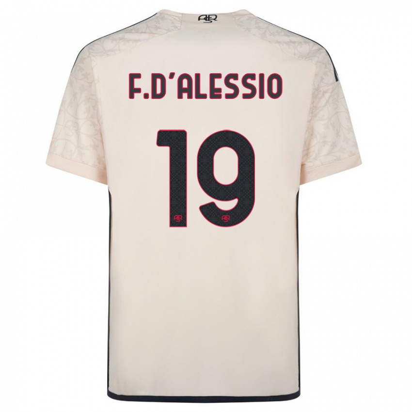 Hombre Camiseta Francesco D'alessio #19 Blanquecino 2ª Equipación 2023/24 La Camisa México