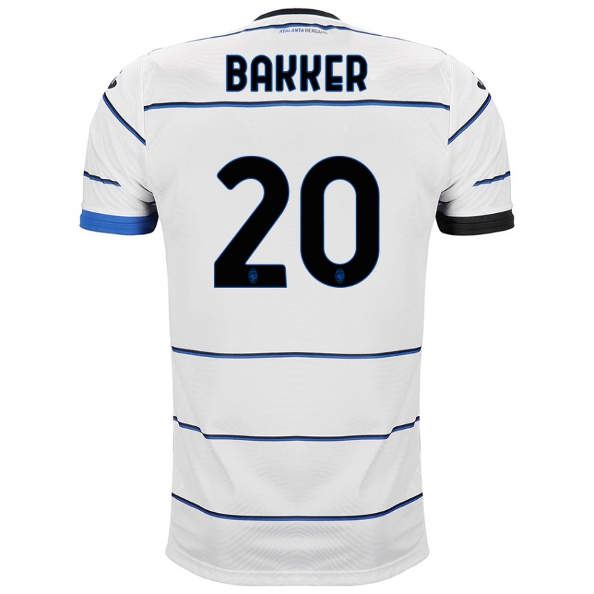 Hombre Camiseta Mitchel Bakker #20 Blanco 2ª Equipación 2023/24 La Camisa México