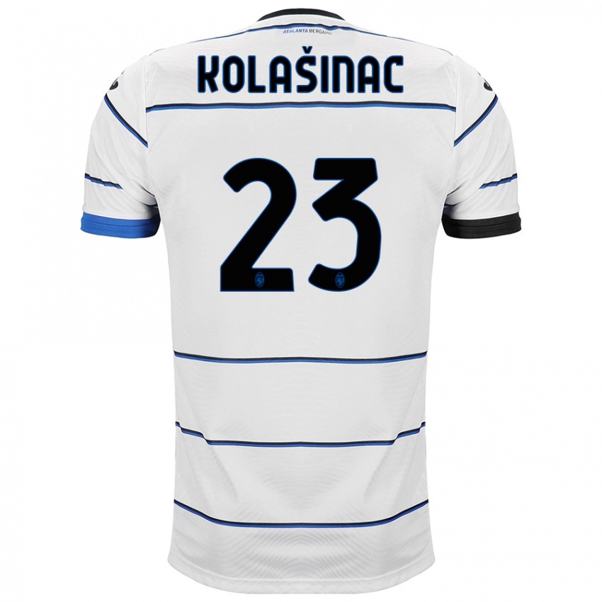 Hombre Camiseta Sead Kolasinac #23 Blanco 2ª Equipación 2023/24 La Camisa México