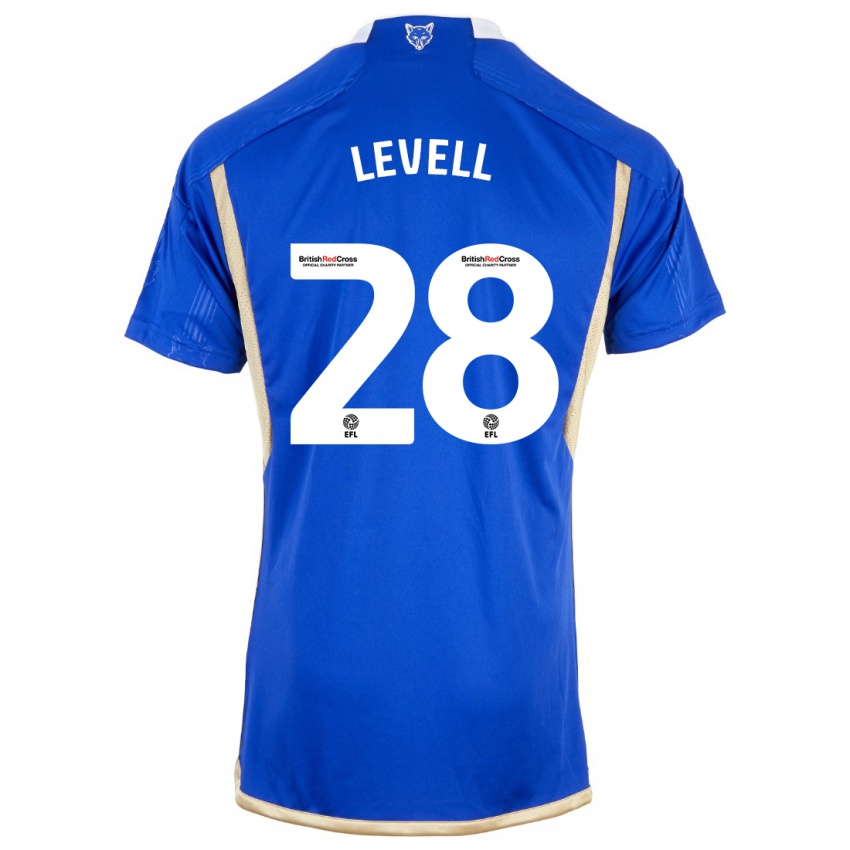 Mujer Camiseta Kirstie Levell #28 Azul Real 1ª Equipación 2023/24 La Camisa México