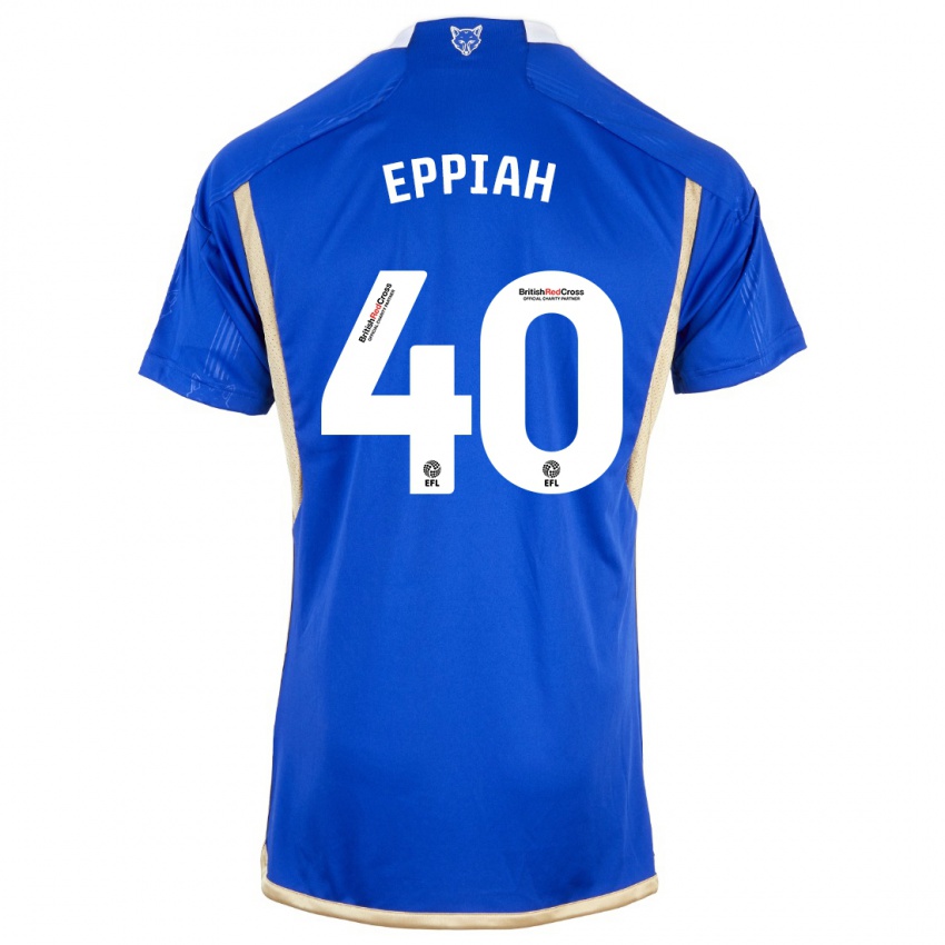 Mujer Camiseta Josh Eppiah #40 Azul Real 1ª Equipación 2023/24 La Camisa México