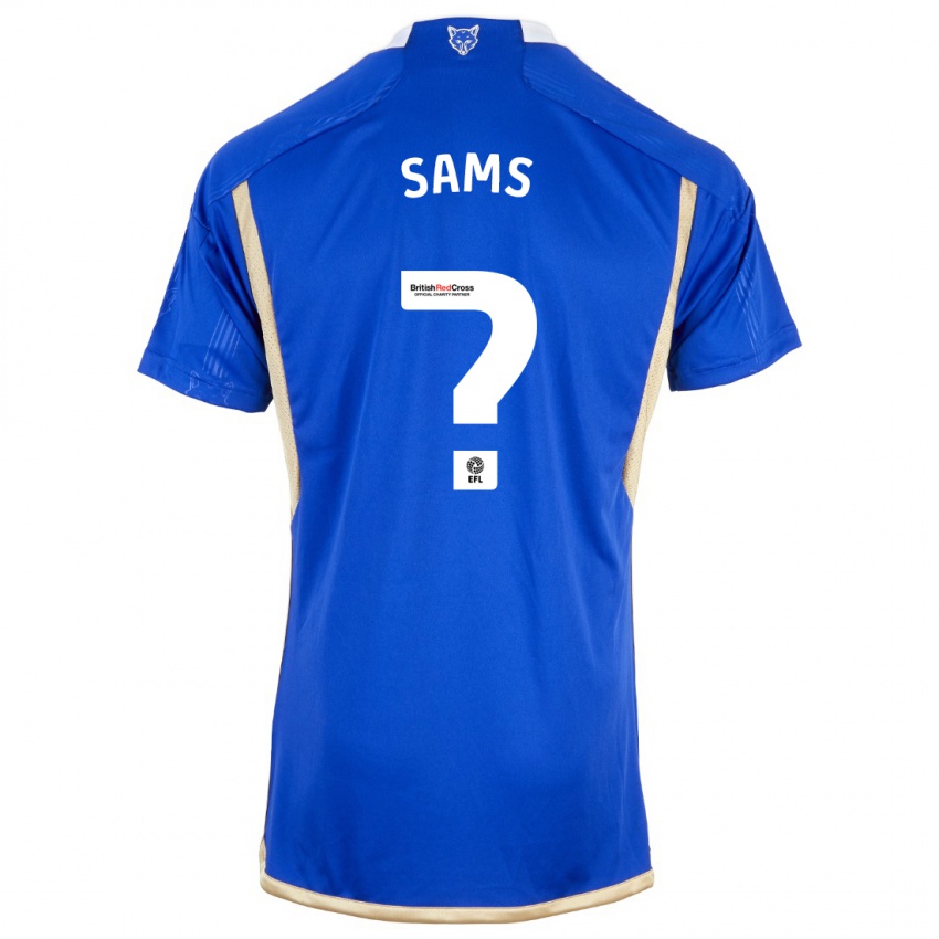 Mujer Camiseta Tom Sams #0 Azul Real 1ª Equipación 2023/24 La Camisa México