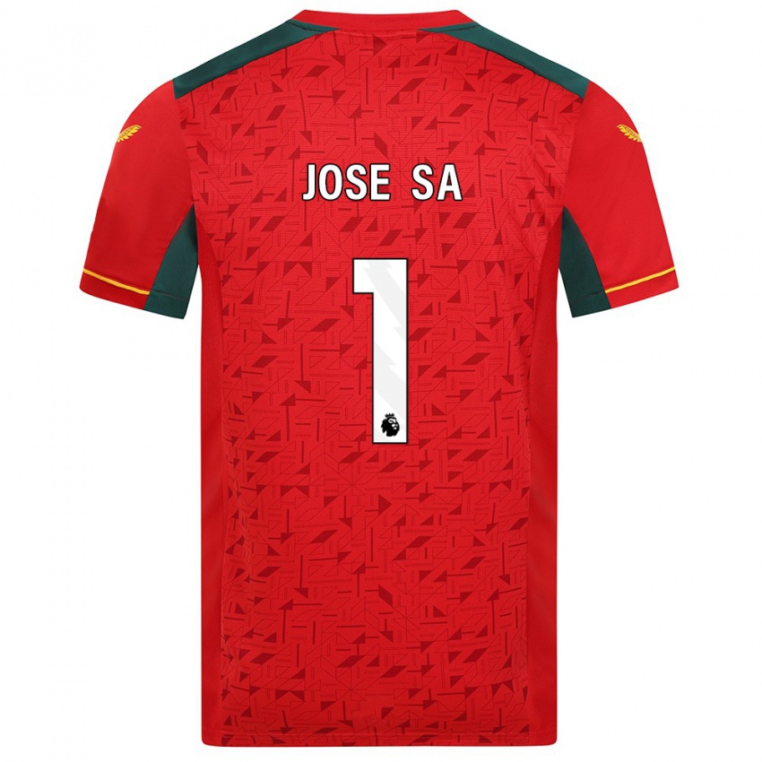 Mujer Camiseta Jose Sa #1 Rojo 2ª Equipación 2023/24 La Camisa México