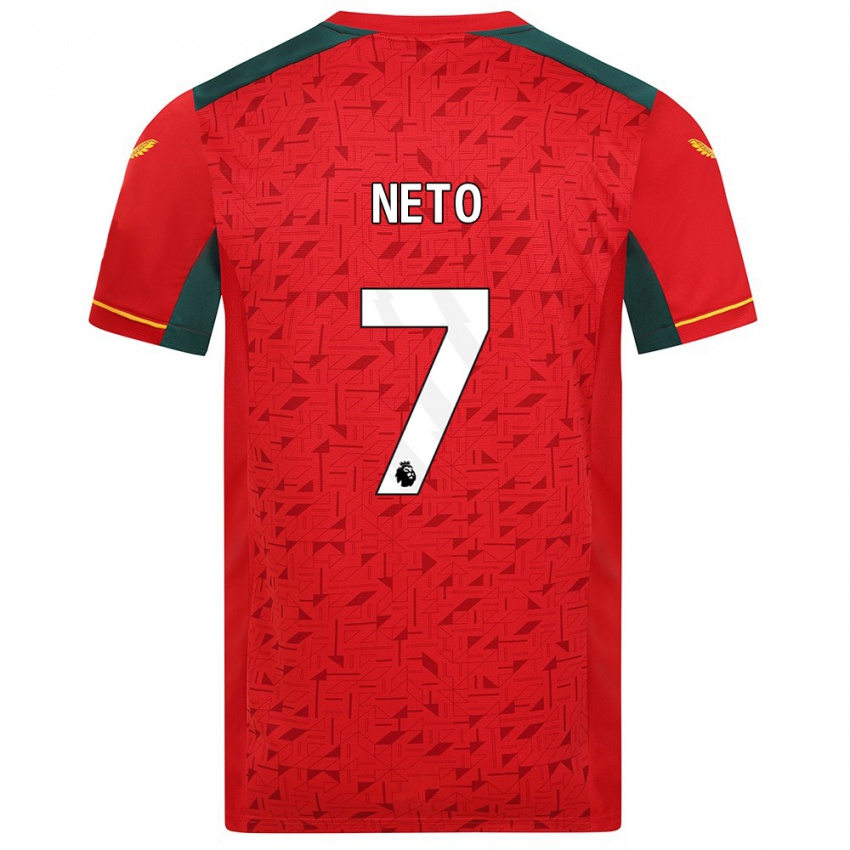 Mujer Camiseta Pedro Neto #7 Rojo 2ª Equipación 2023/24 La Camisa México