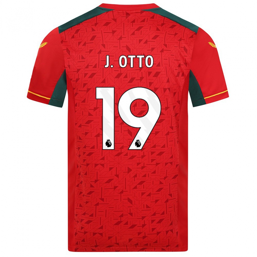 Mujer Camiseta Jonny Otto #19 Rojo 2ª Equipación 2023/24 La Camisa México