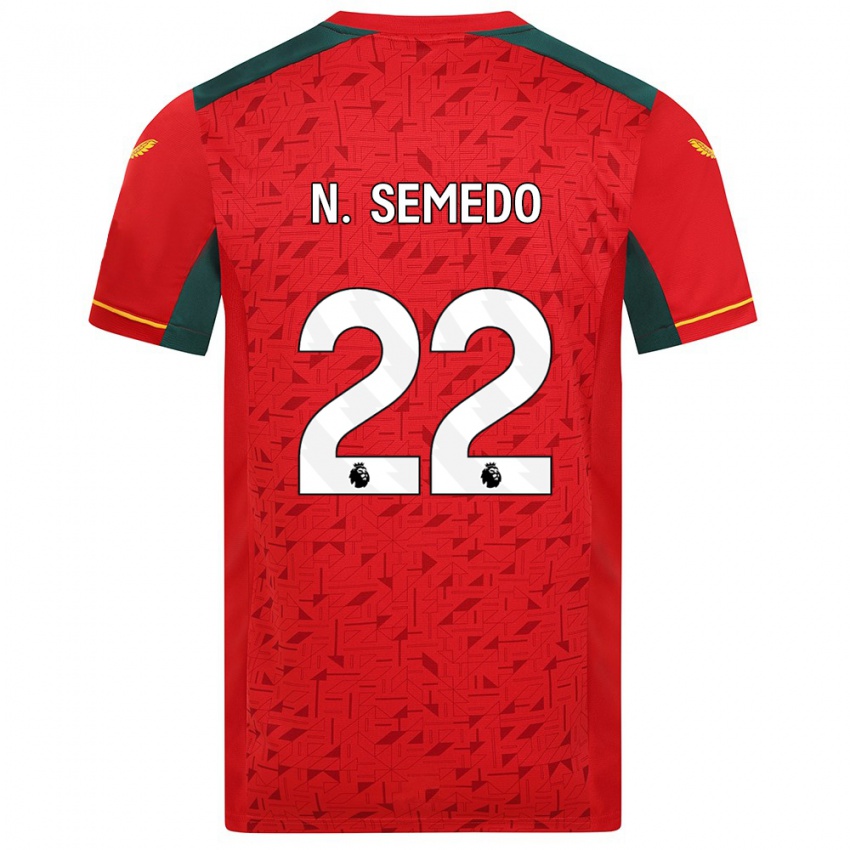 Mujer Camiseta Nelson Semedo #22 Rojo 2ª Equipación 2023/24 La Camisa México