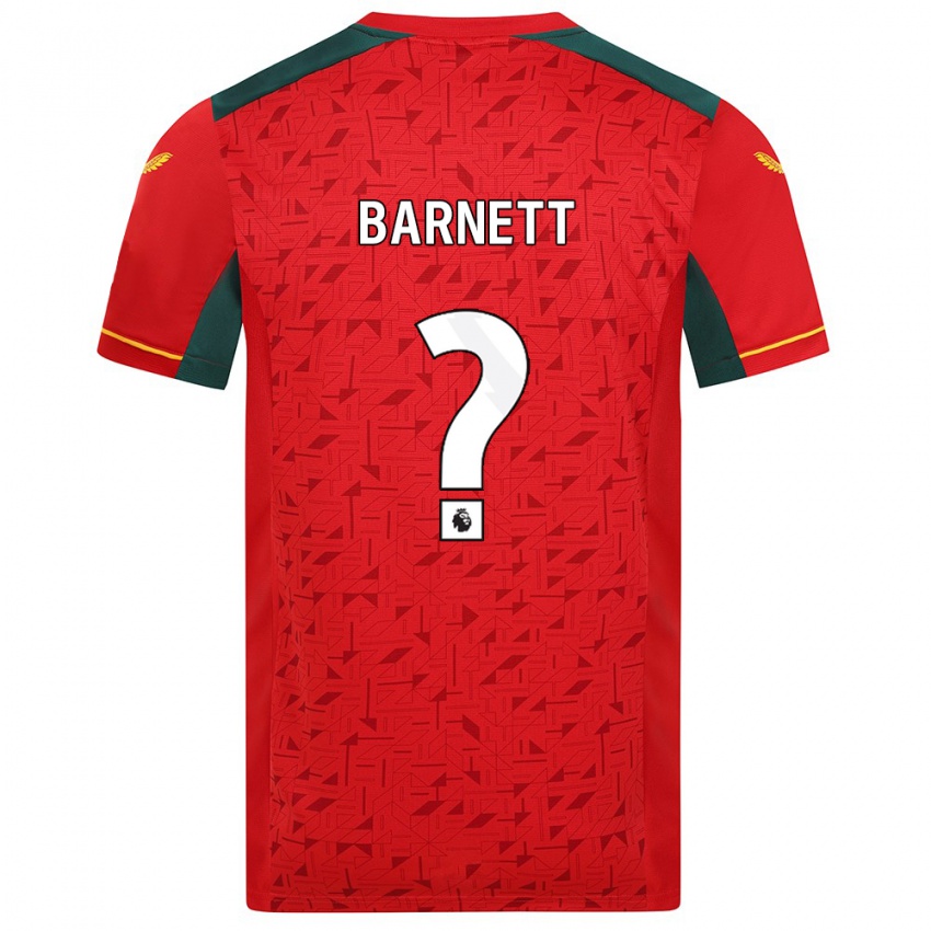 Mujer Camiseta Ty Barnett #0 Rojo 2ª Equipación 2023/24 La Camisa México