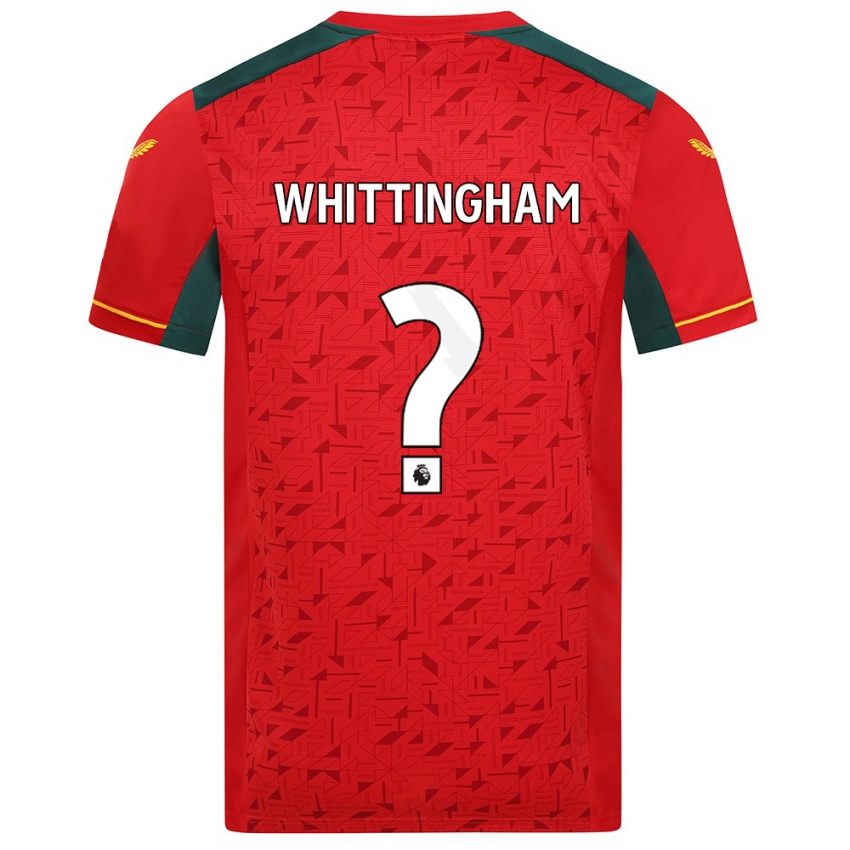 Mujer Camiseta Matthew Whittingham #0 Rojo 2ª Equipación 2023/24 La Camisa México