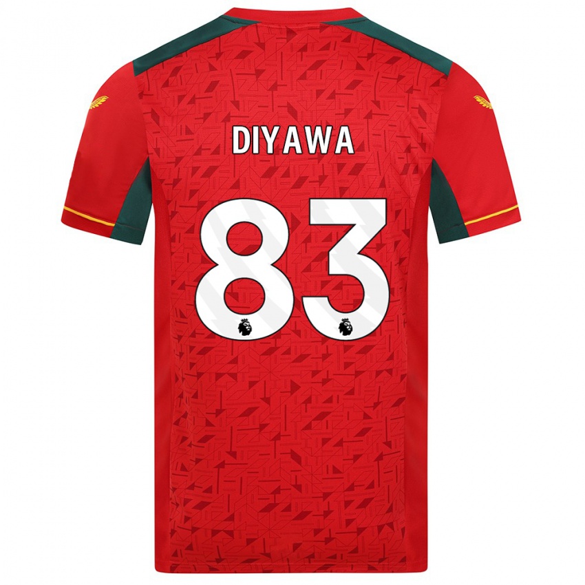 Mujer Camiseta Aaron Keto-Diyawa #83 Rojo 2ª Equipación 2023/24 La Camisa México