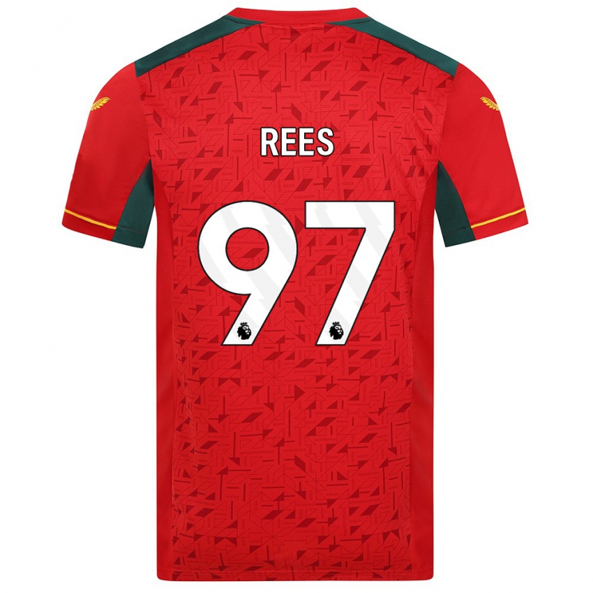 Mujer Camiseta Mason Rees #97 Rojo 2ª Equipación 2023/24 La Camisa México