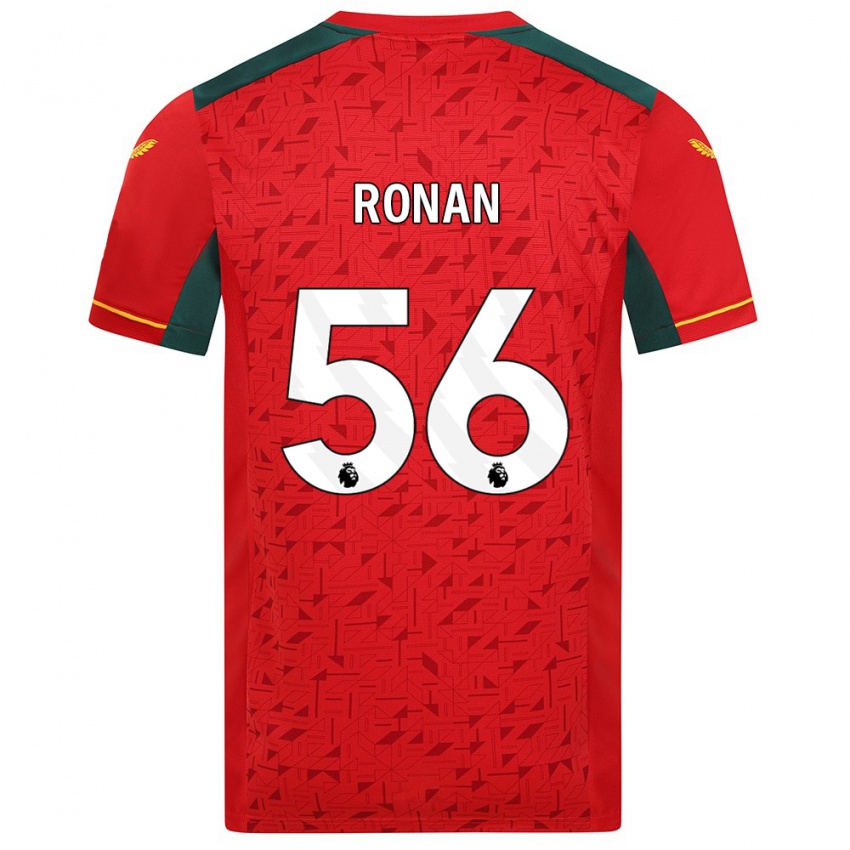 Mujer Camiseta Connor Ronan #56 Rojo 2ª Equipación 2023/24 La Camisa México