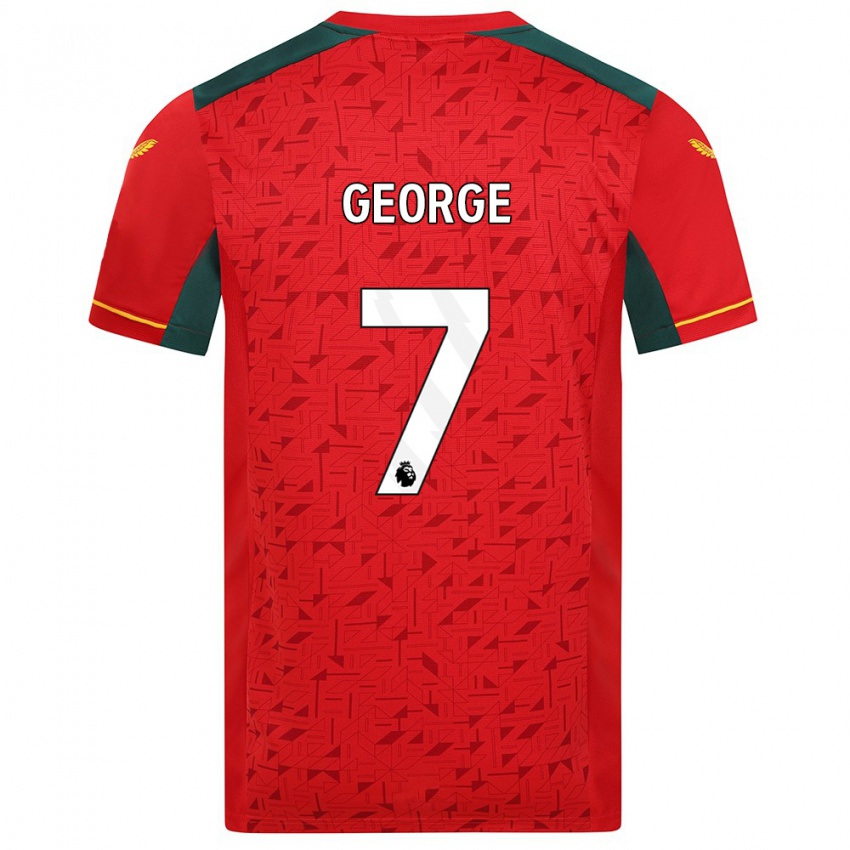 Mujer Camiseta Tammi George #7 Rojo 2ª Equipación 2023/24 La Camisa México