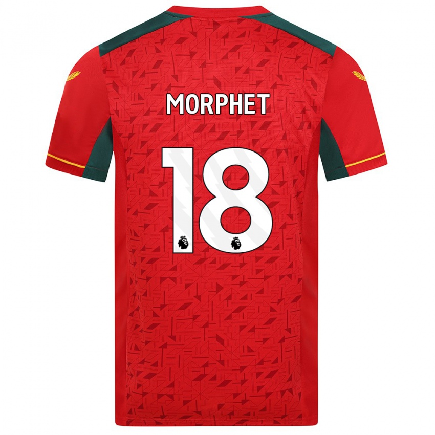 Mujer Camiseta Anna Morphet #18 Rojo 2ª Equipación 2023/24 La Camisa México