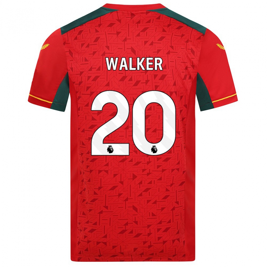 Mujer Camiseta Lowri Walker #20 Rojo 2ª Equipación 2023/24 La Camisa México