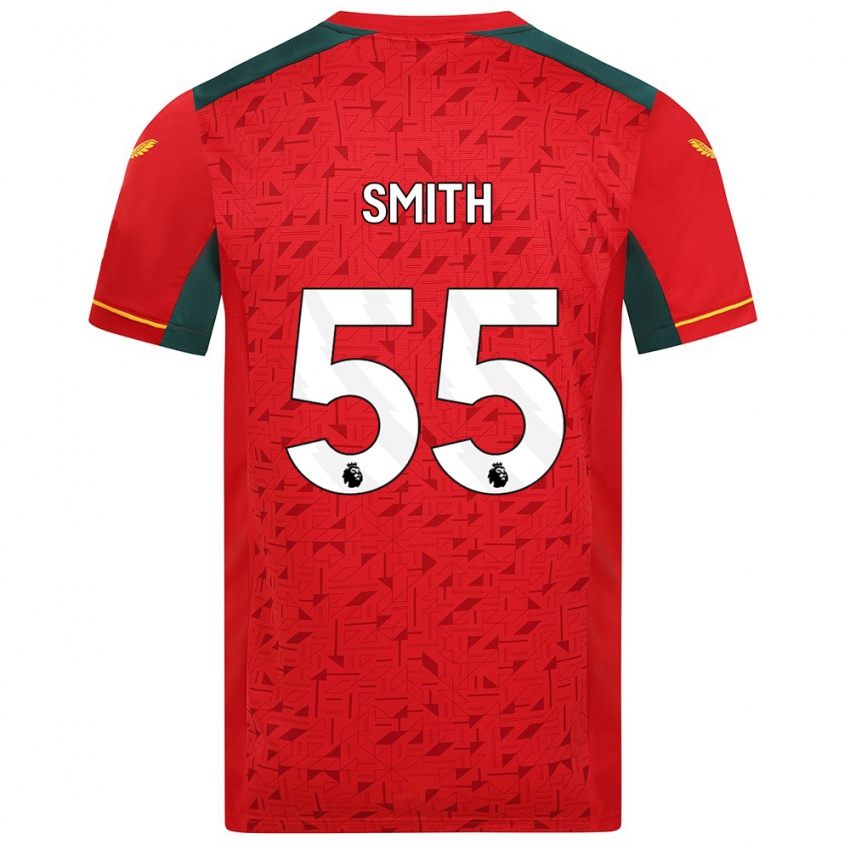 Mujer Camiseta Jackson Smith #55 Rojo 2ª Equipación 2023/24 La Camisa México