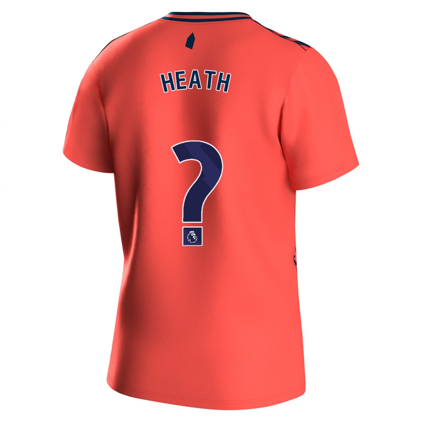 Mujer Camiseta Isaac Heath #0 Coralino 2ª Equipación 2023/24 La Camisa México
