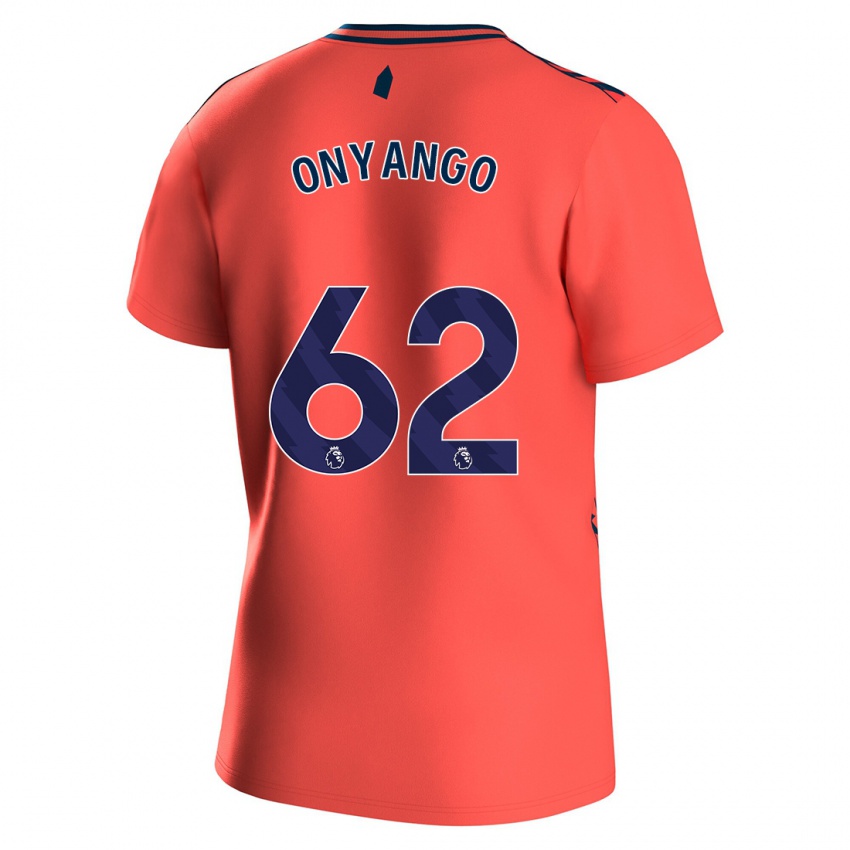 Mujer Camiseta Tyler Onyango #62 Coralino 2ª Equipación 2023/24 La Camisa México