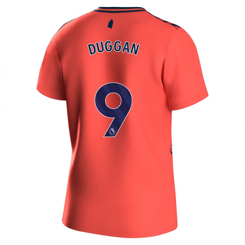 Mujer Camiseta Toni Duggan #9 Coralino 2ª Equipación 2023/24 La Camisa México