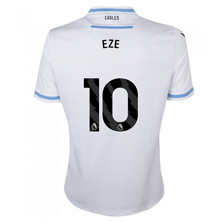 Mujer Camiseta Eberechi Eze #10 Blanco 2ª Equipación 2023/24 La Camisa México