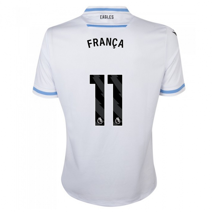 Mujer Camiseta Matheus França #11 Blanco 2ª Equipación 2023/24 La Camisa México