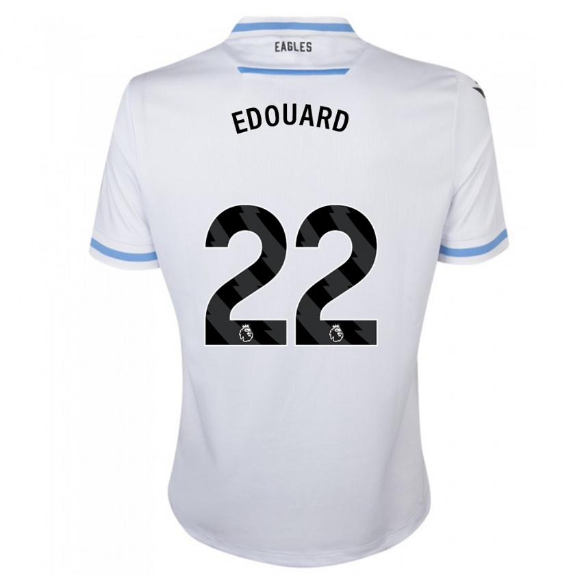 Mujer Camiseta Odsonne Edouard #22 Blanco 2ª Equipación 2023/24 La Camisa México