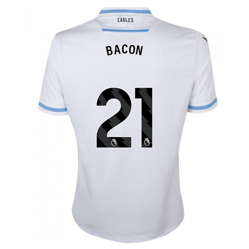 Mujer Camiseta Skye Bacon #21 Blanco 2ª Equipación 2023/24 La Camisa México