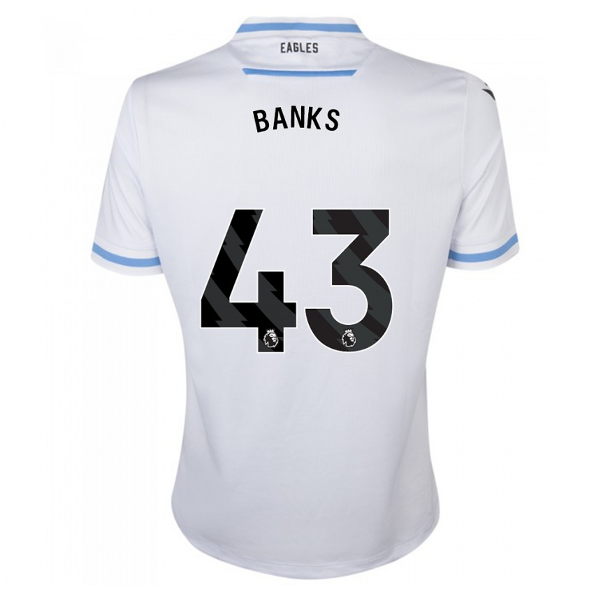 Mujer Camiseta Scott Banks #43 Blanco 2ª Equipación 2023/24 La Camisa México