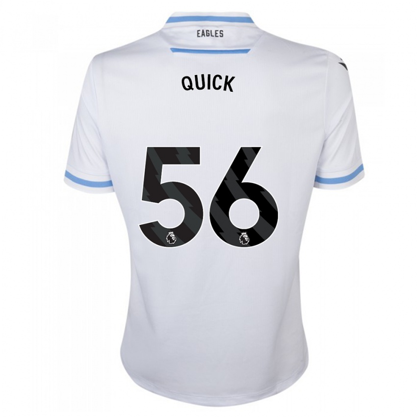 Mujer Camiseta Daniel Quick #56 Blanco 2ª Equipación 2023/24 La Camisa México
