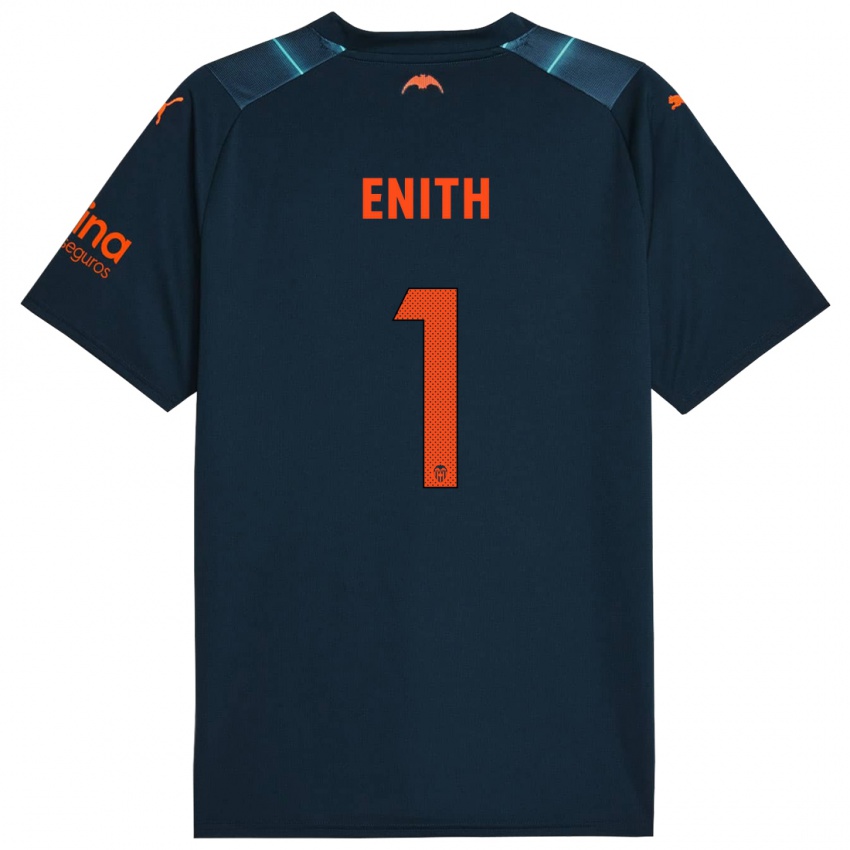 Mujer Camiseta Enith #1 Azul Marino 2ª Equipación 2023/24 La Camisa México